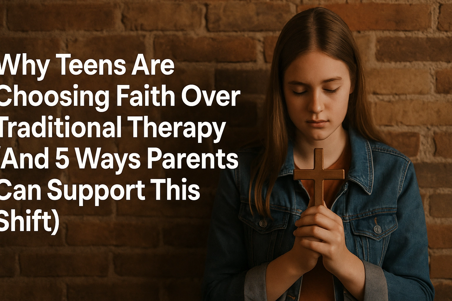 Why Teens Are Choosing Faith Over Traditional Therapy (And 5 Ways Parents Can Support This Shift)