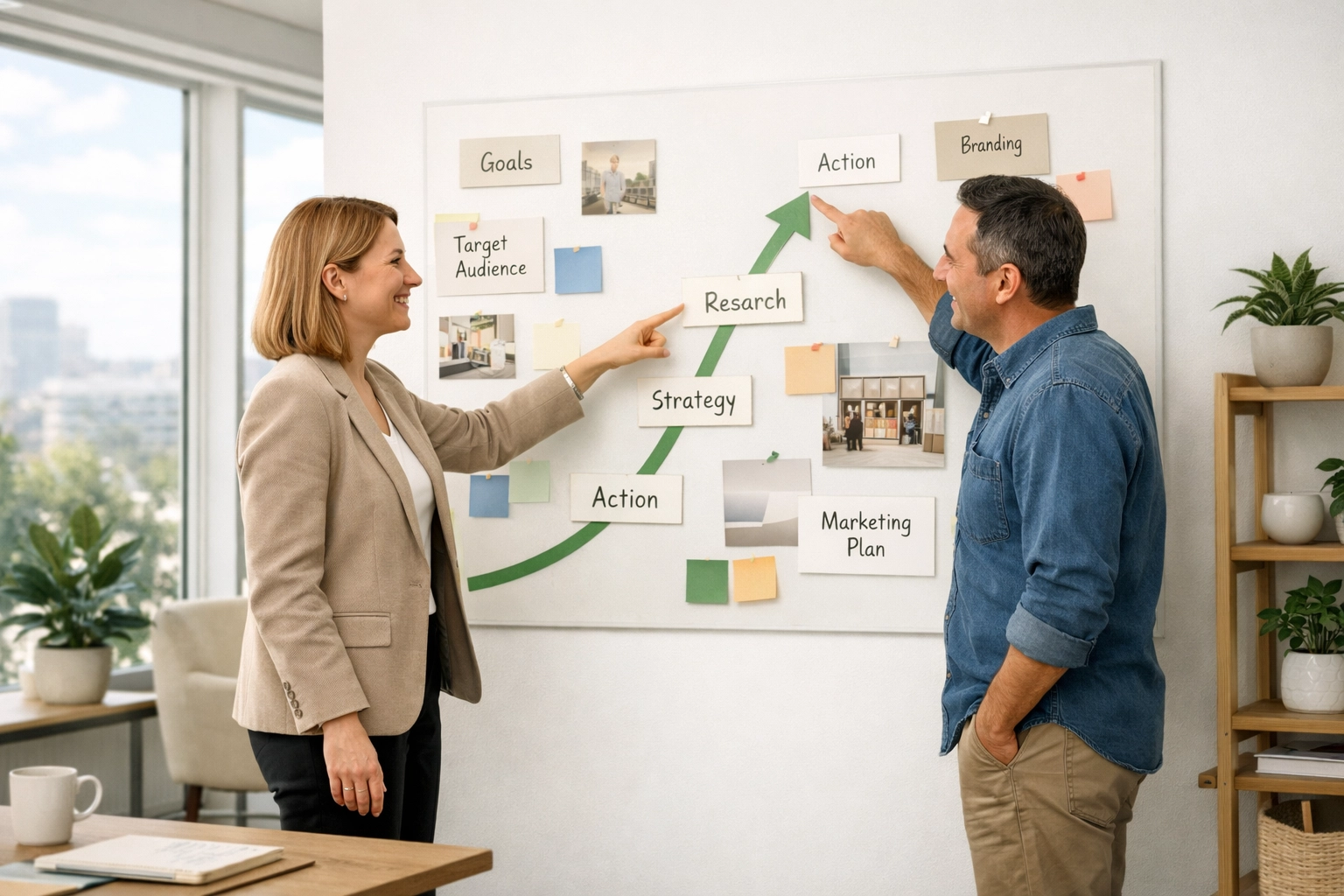 Marketing professionals collaborating on local newspaper revenue growth strategies.