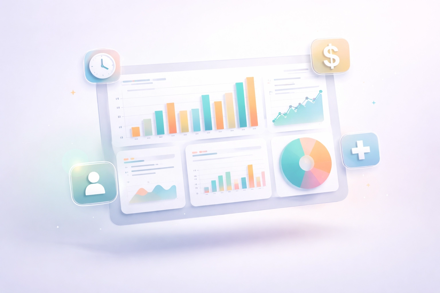 Digital dashboard with charts and metrics, highlighting the importance of data-driven profitability audits for rehab owners.