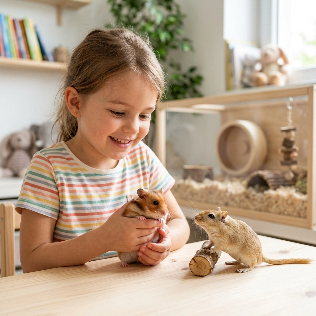 [HERO] Small Animal Care: Why Rodents and Gerbils Make the Best First Pets for Kids