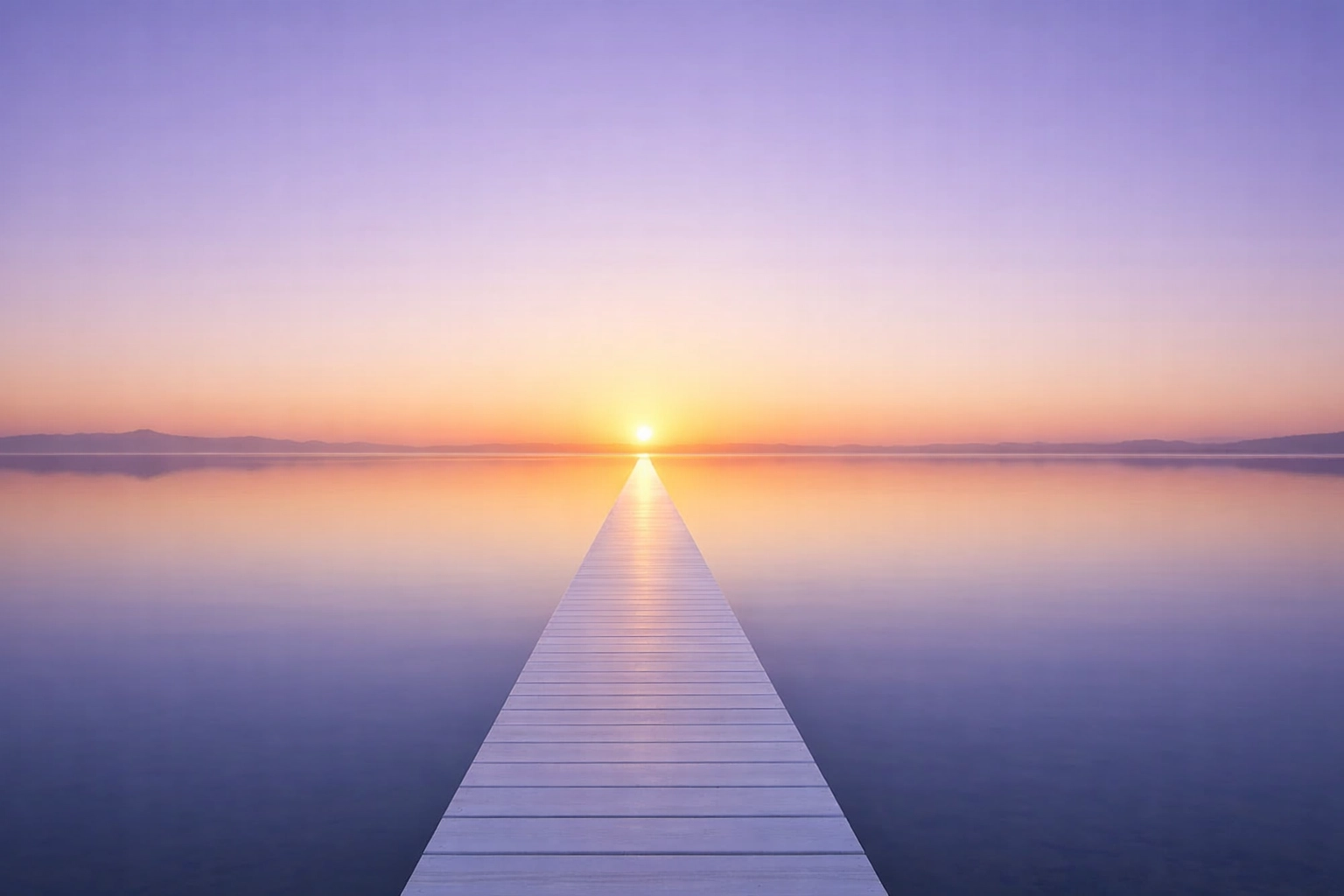 A serene sunrise over a calm lake representing a peaceful, Christ-centered perspective on global changes.