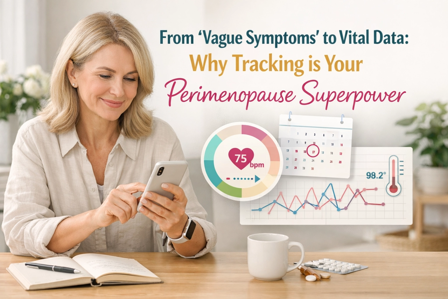 [HERO] From "Vague Symptoms" to Vital Data: Why Tracking is Your Perimenopause Superpower