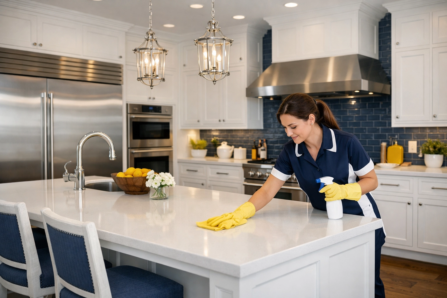 Weekly House Cleaning Royalston MA kitchen sanitization by professional cleaners in Royalston.