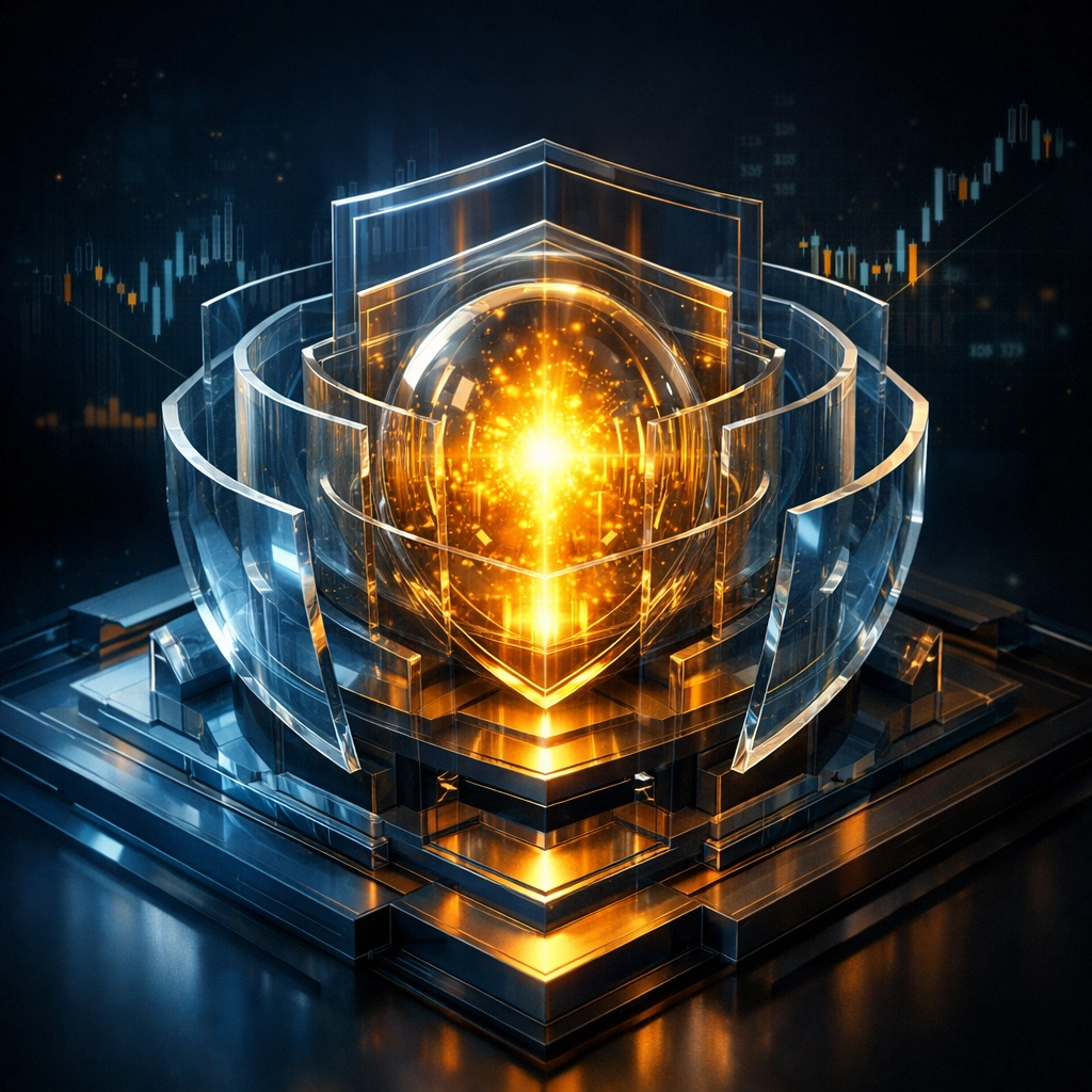 Multi-layered asset protection structure illustrating institutional wealth preservation strategies