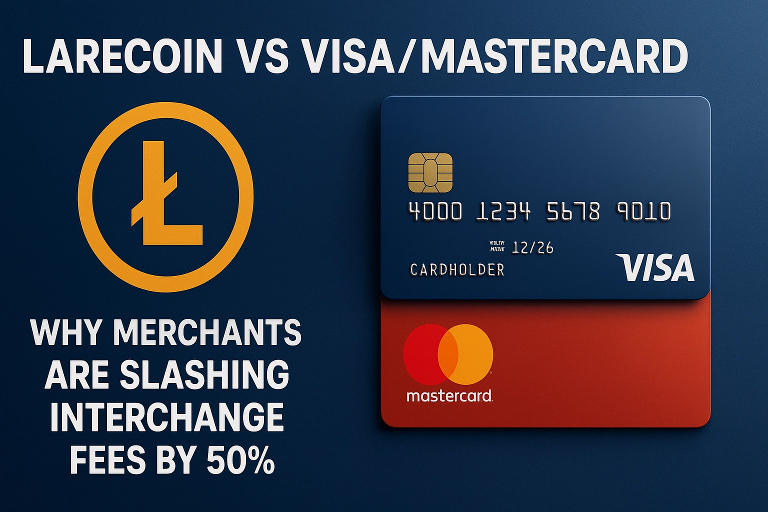 [HERO] Larecoin Vs Visa/Mastercard: Why Merchants Are Slashing Interchange Fees by 50%