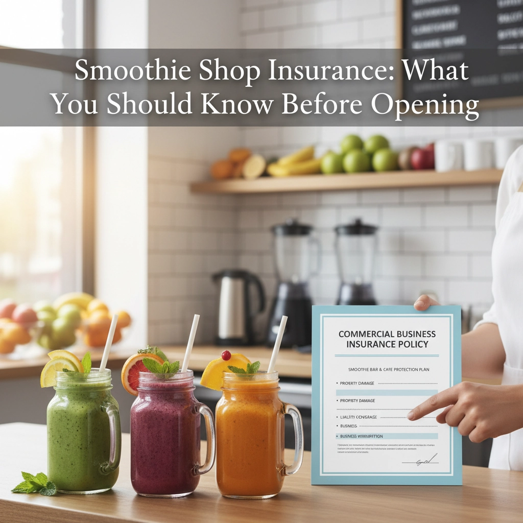 Smoothie Shop Insurance: What You Should Know Before Opening