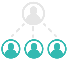 Simple team structure illustration