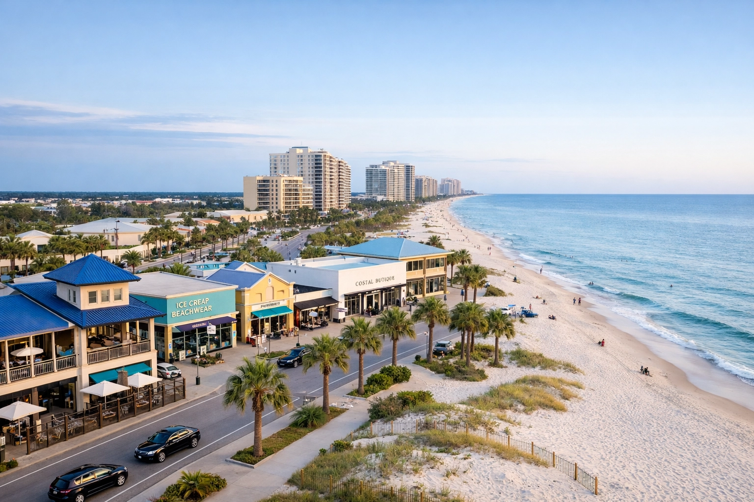 Alabama Gulf Coast commercial properties and beach businesses in Gulf Shores