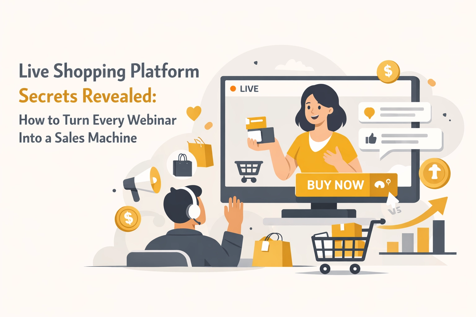 [HERO] Live Shopping Platform Secrets Revealed: How to Turn Every Webinar Into a Sales Machine