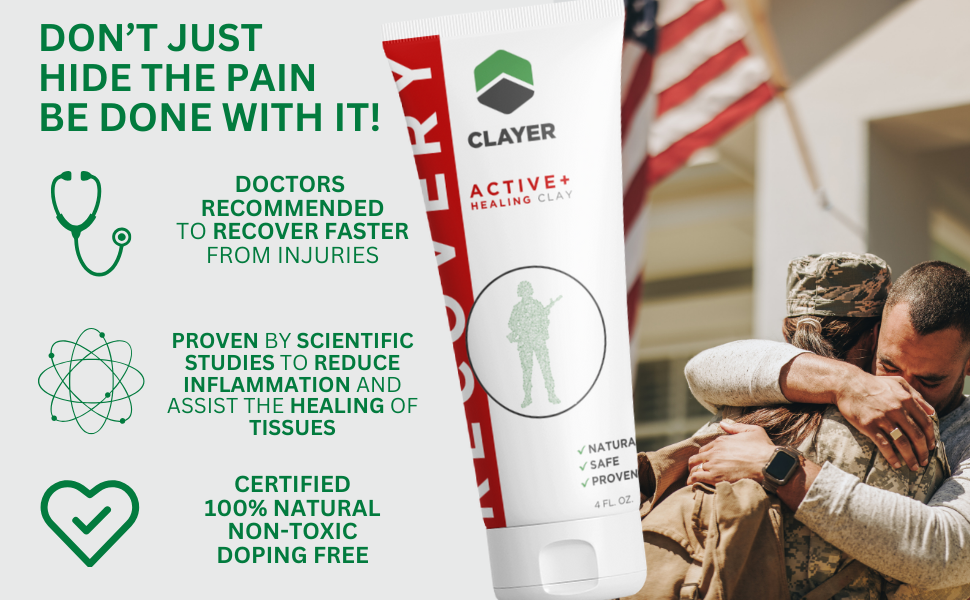 CLAYER Active+ Healing Clay tube