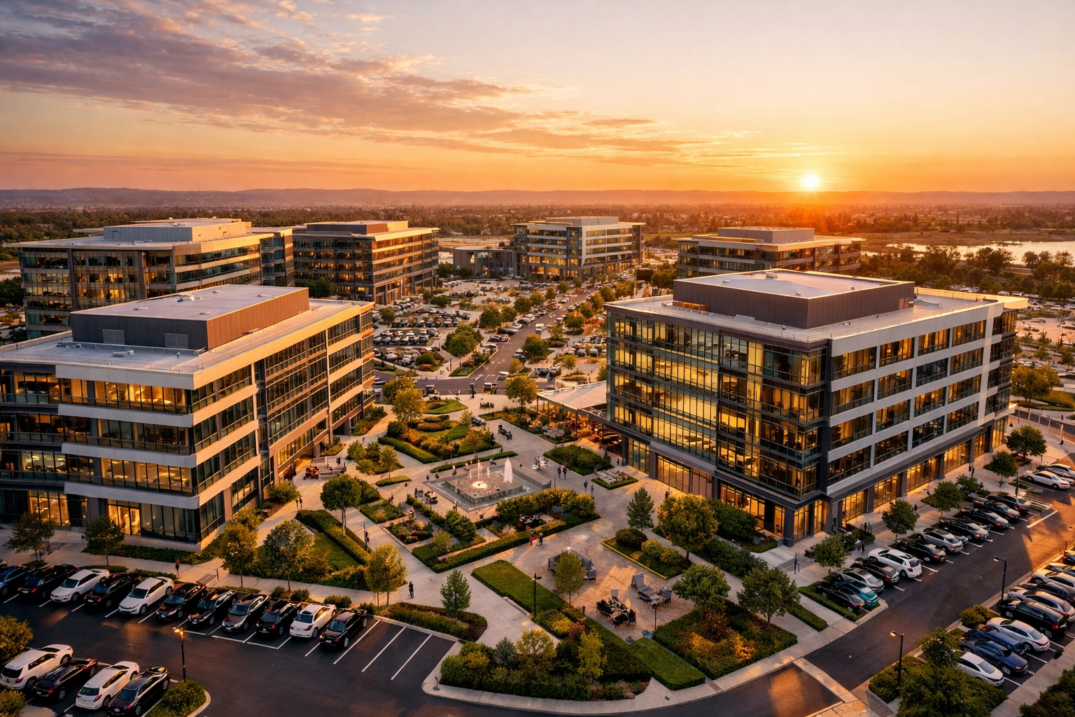 Modern commercial real estate development for institutional investment portfolios