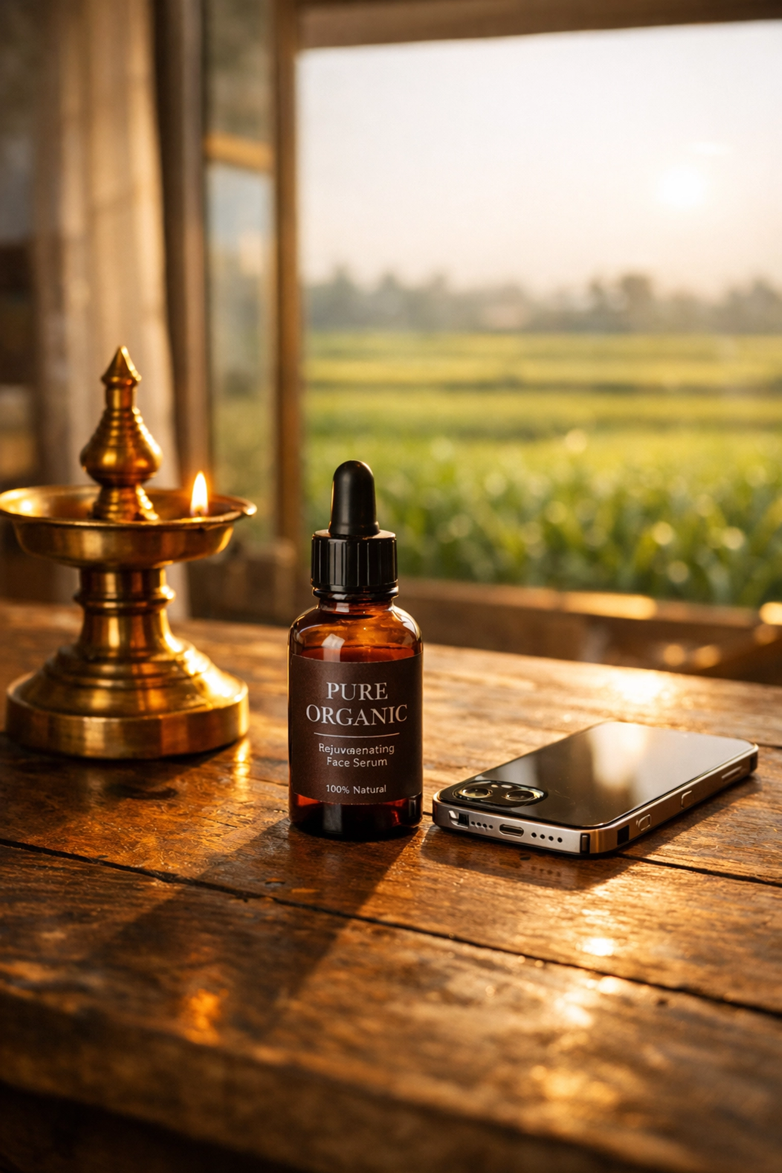 High-end skincare and digital tech in a Kolar residence amid the Bharat e-commerce explosion.