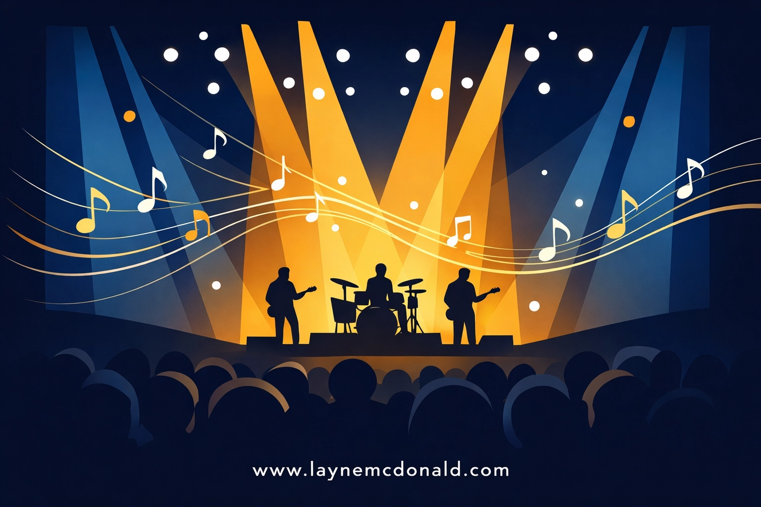 MercyMe concert stage illustrating Christian worship and faith themes in movie sequel