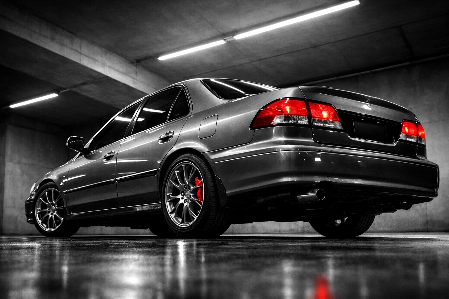 A well-maintained high-mileage sedan, illustrating the benefits of professional detailing at Gary's Auto Shop.