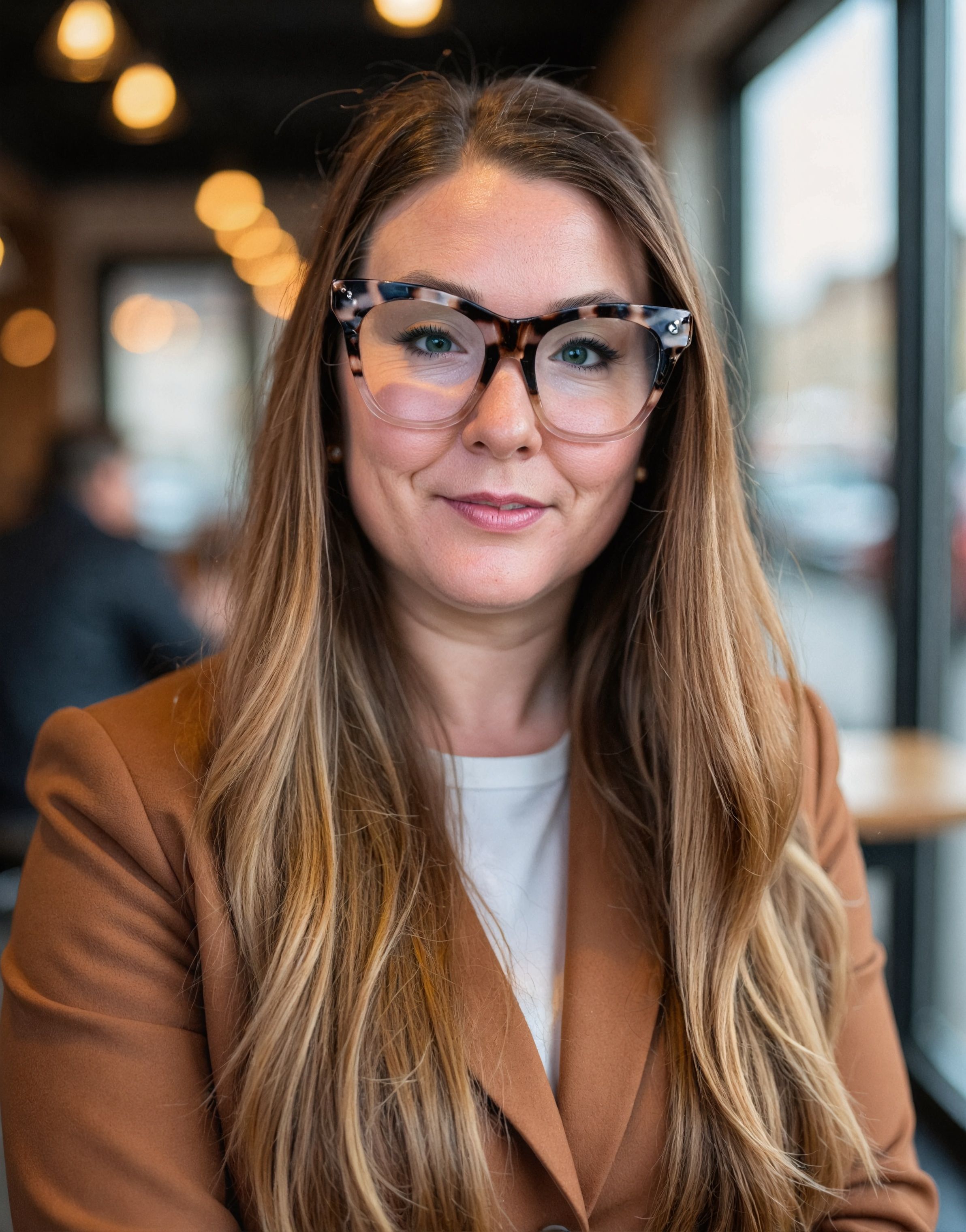 Confident woman entrepreneur representing DeBella DeBall Designs