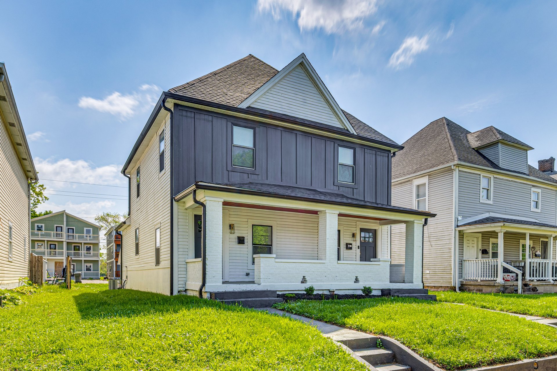 Freshly Renovated Duplex Exterior