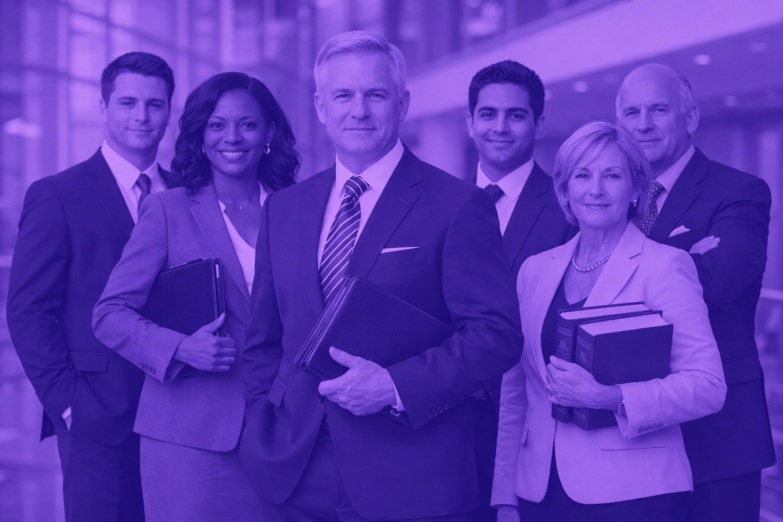 Successful team of legal professionals scaling their firm with NexForm AI automation.