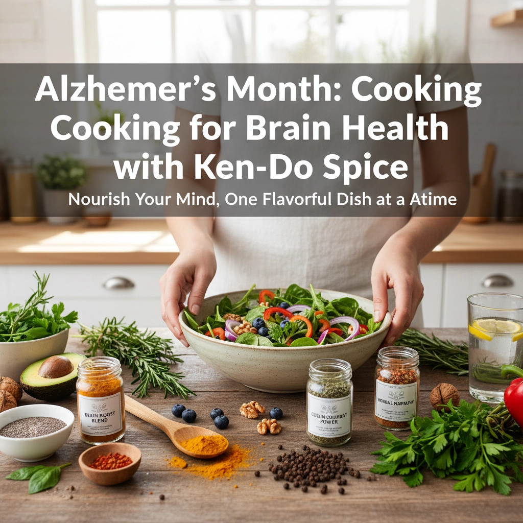 Alzheimer&#39;s Month: Cooking for Brain Health with Ken-Do Spice