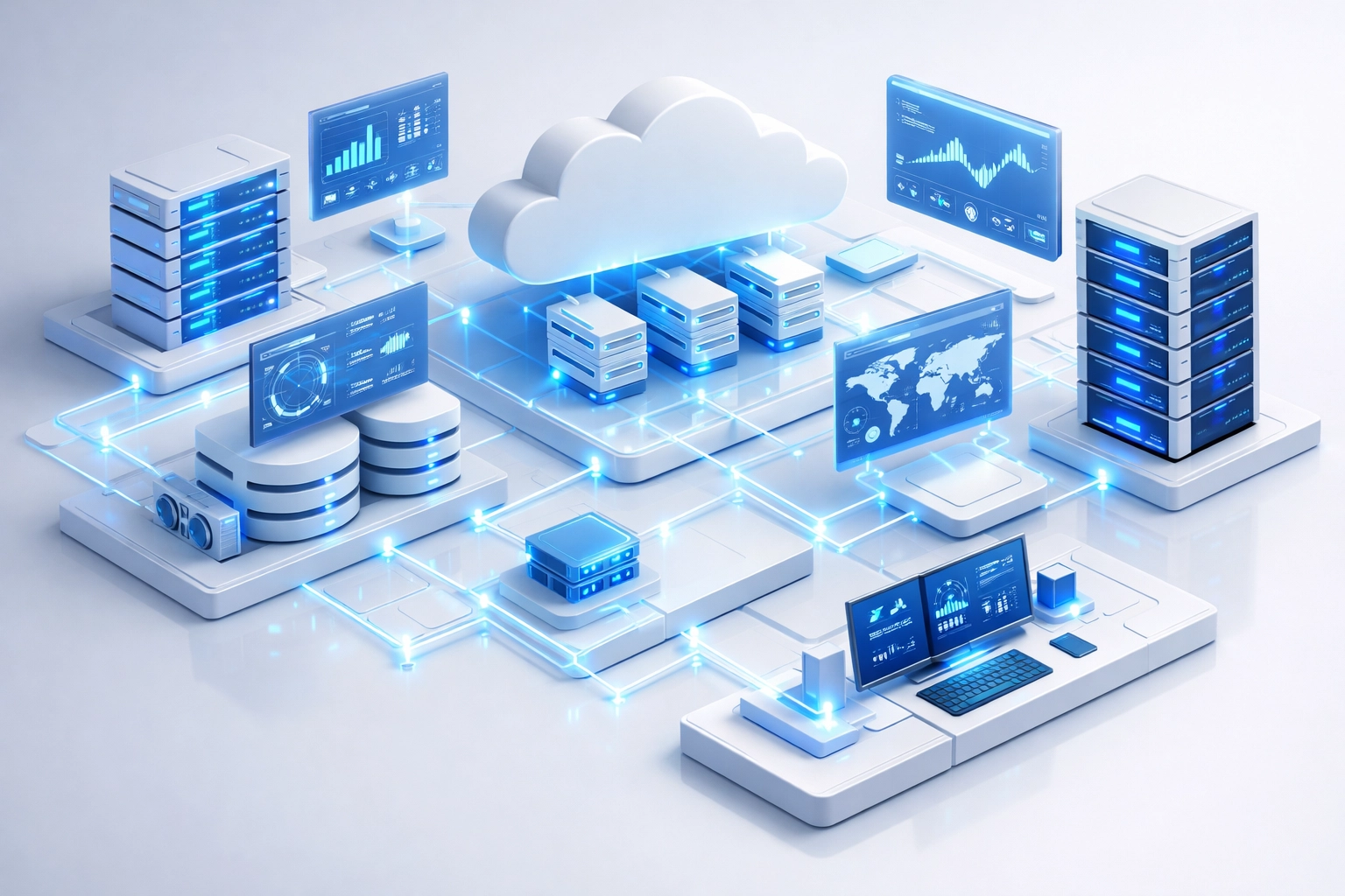 ServiceNow ITOM network infrastructure showing ICT asset dependencies for DORA compliance monitoring
