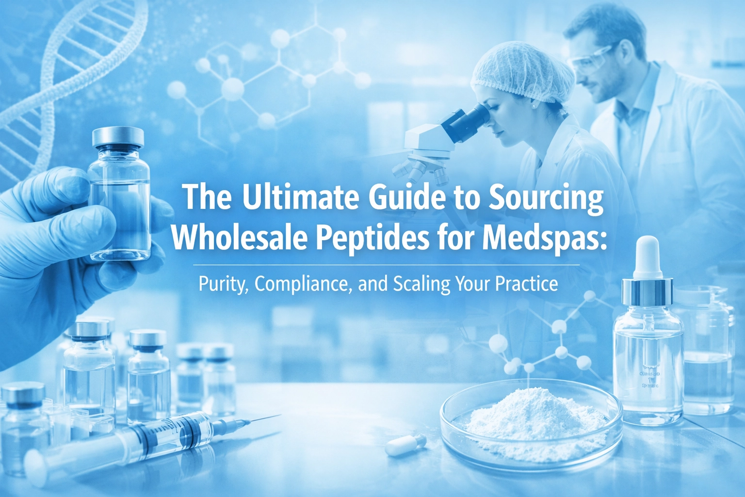 [HERO] The Ultimate Guide to Sourcing Wholesale Peptides for Medspas: Purity, Compliance, and Scaling Your Practice