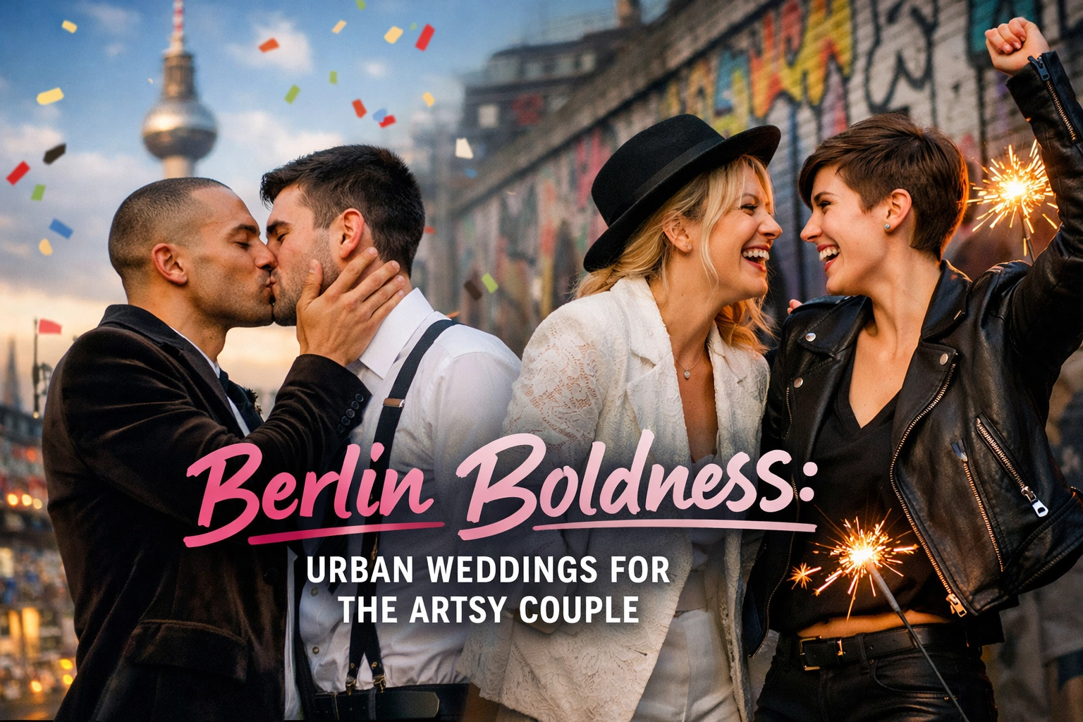 Berlin Boldness: Urban Weddings for the Artsy Couple