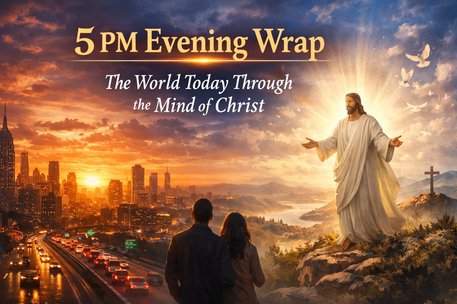 [HERO] 5 PM Evening Wrap: The World Today Through the Mind of Christ