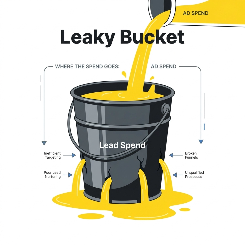 [HERO] The Leaky Bucket: Where Your Lead Spend is Actually Going
