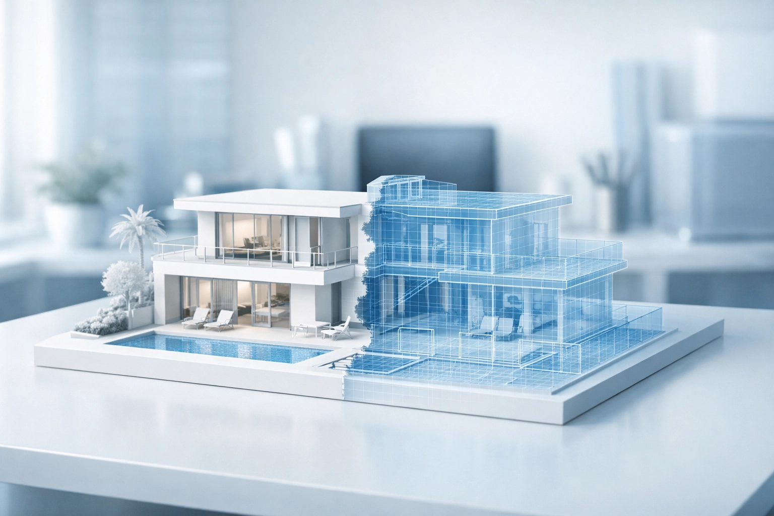 Maqueta de vivienda representando el infraseguro y la brecha de cobertura en pólizas de propiedad.