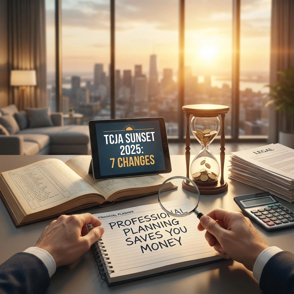 TCJA Sunset 2025: 7 Tax Changes That Could Cost You Thousands (And How Professional Planning Saves You Money)