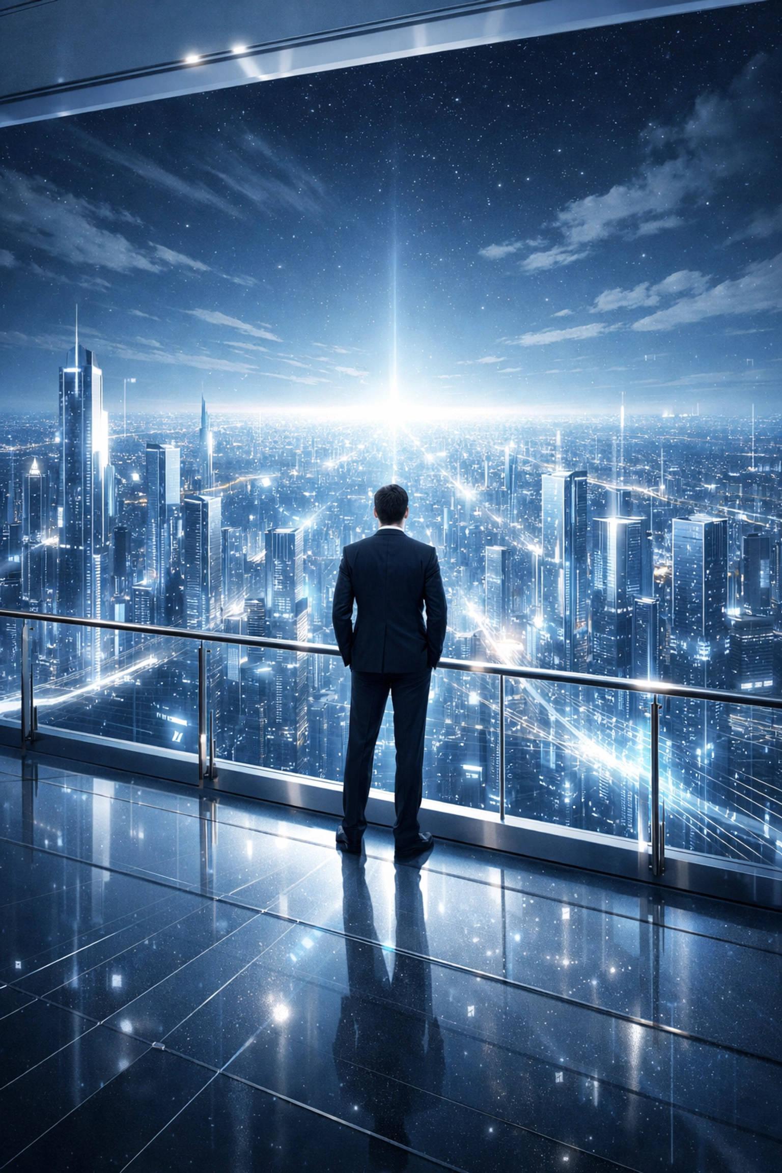 Strategic vision of an optimized enterprise empowered by automated data logistics and scalability.