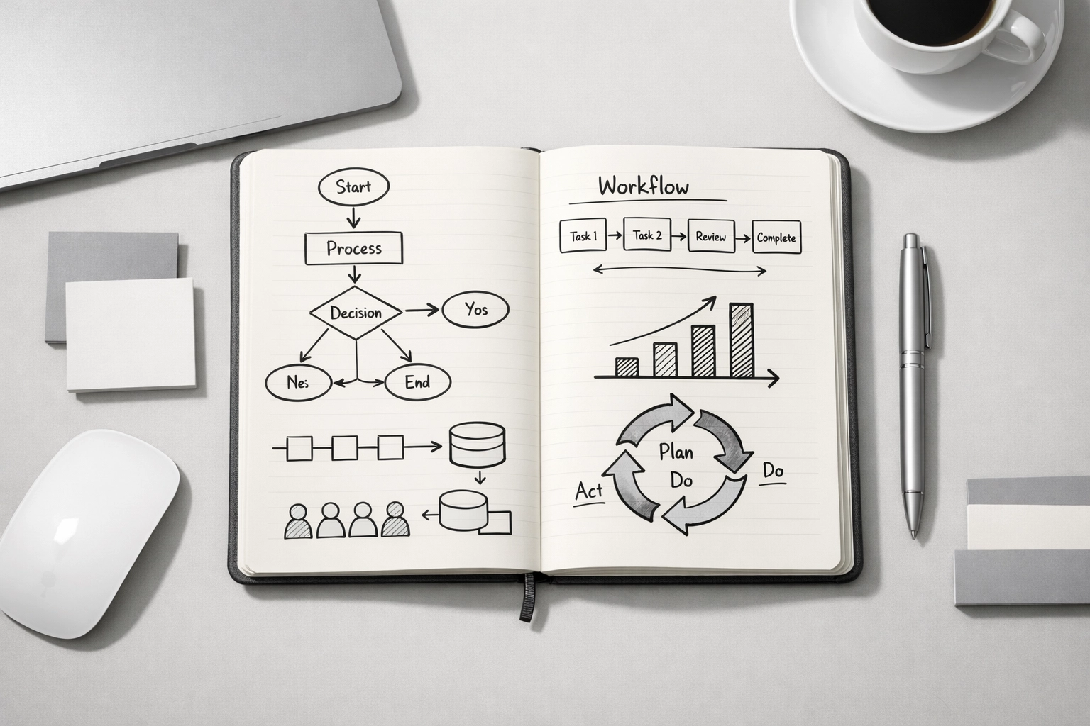 Tax workflow documentation with process diagrams for standardized ERO operations