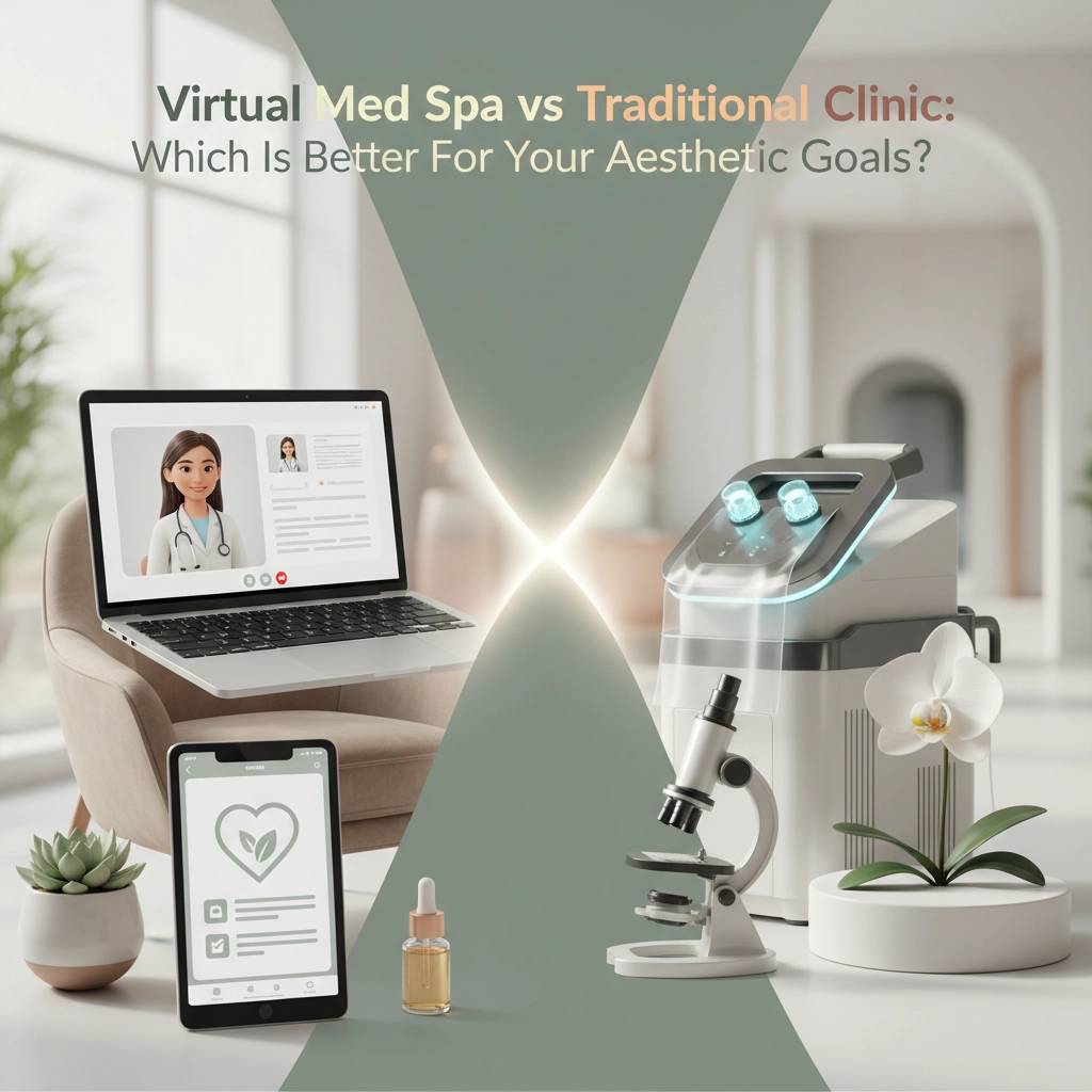 Virtual Med Spa vs Traditional Clinic: Which Is Better For Your Aesthetic Goals?