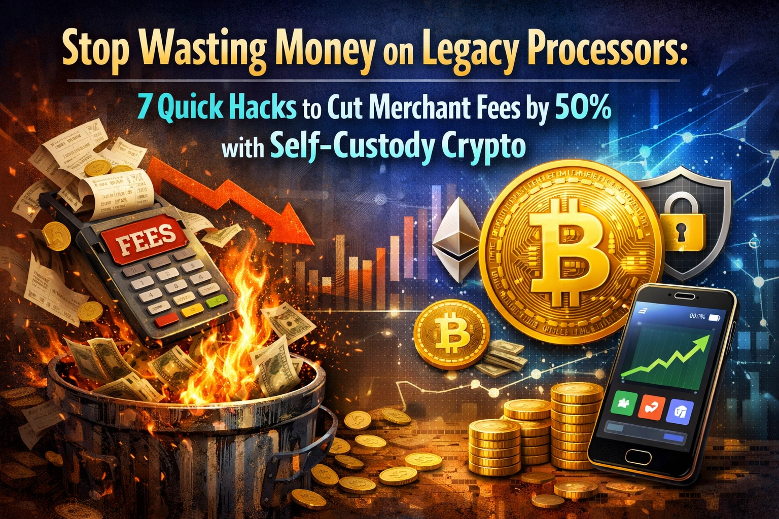 [HERO] Stop Wasting Money on Legacy Processors: 7 Quick Hacks to Cut Merchant Fees by 50% with Self-Custody Crypto