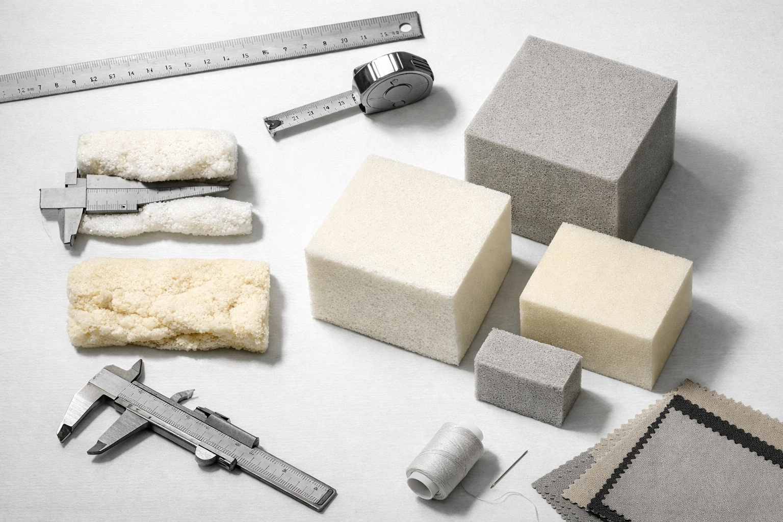 Automotive-grade foam vs regular polyfoam comparison for furniture upholstery quality