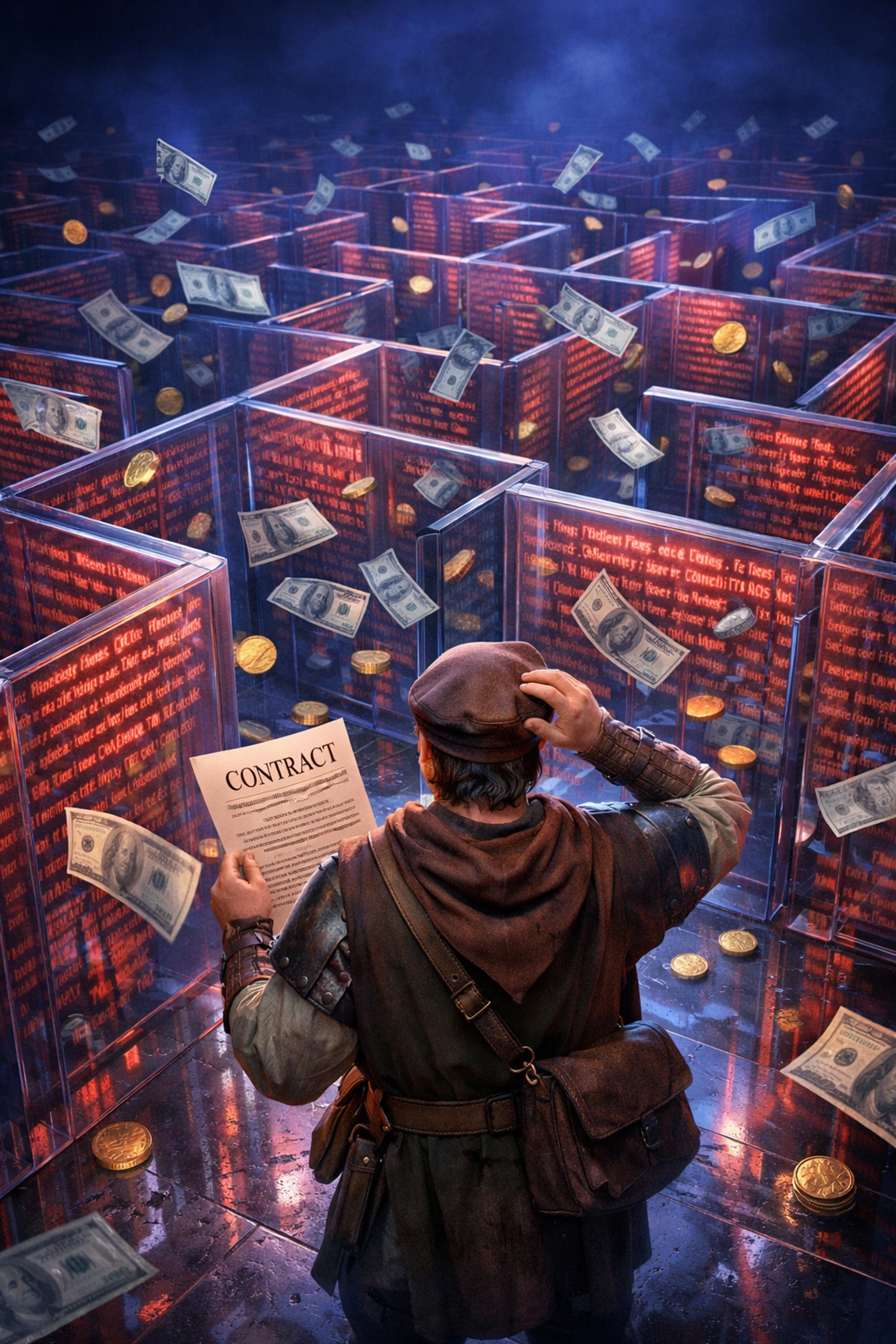 Merchant confused by complex hidden interchange fees and payment processing contract terms