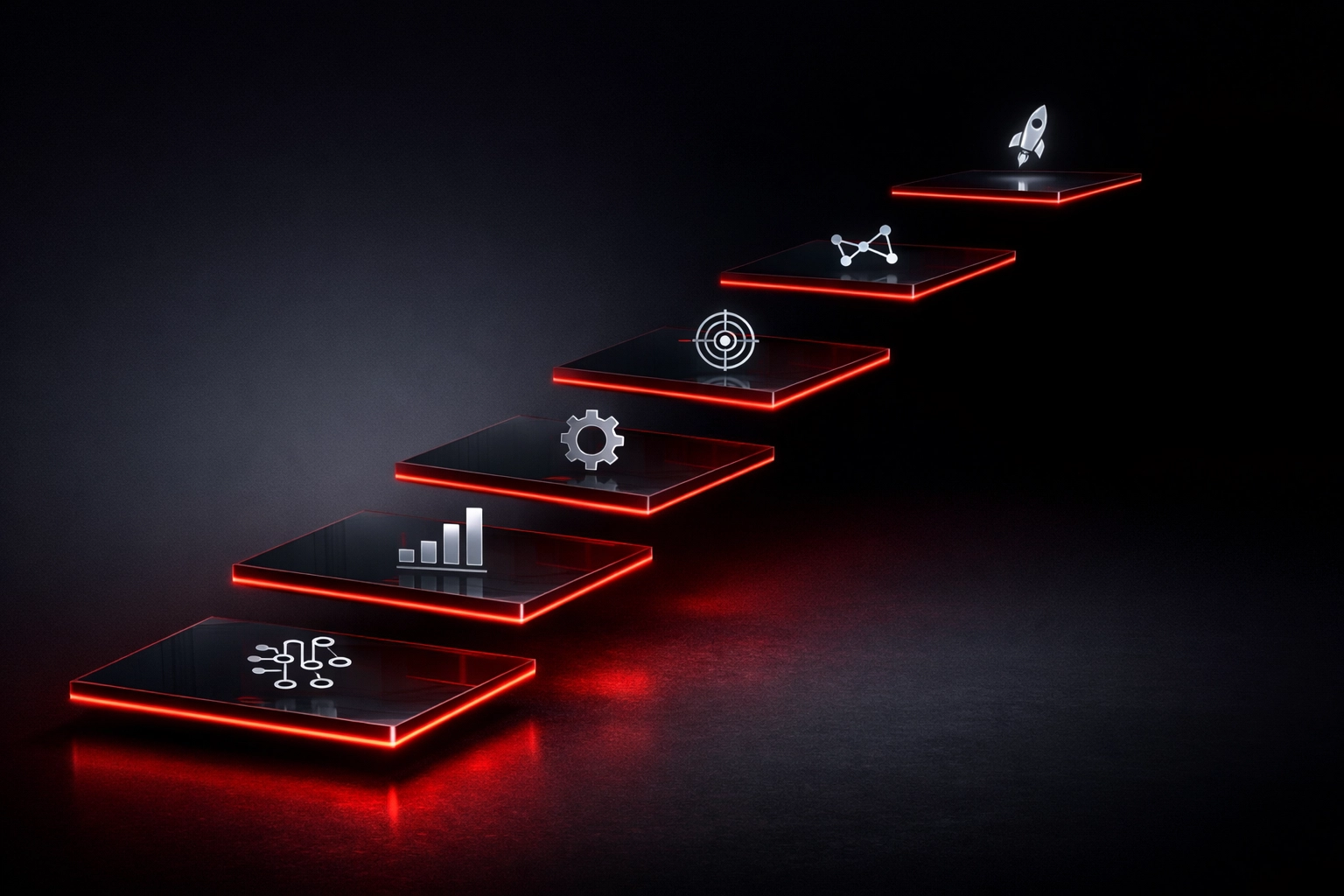 Minimalist digital pathway symbolizing a strategic roadmap for small business search engine success.