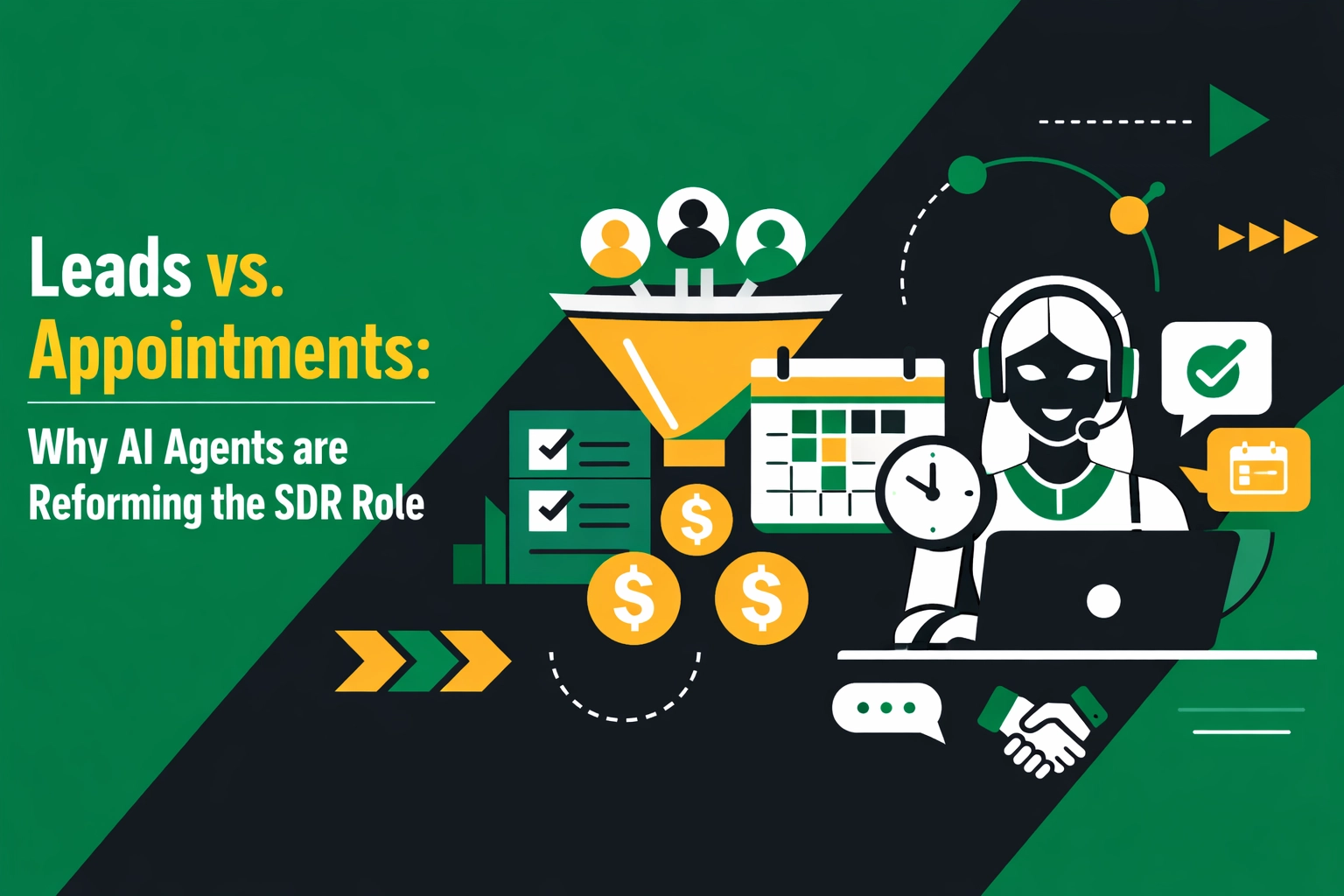 Leads vs. Appointments: Why AI Agents are Reforming the SDR Role
