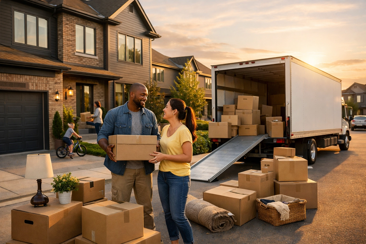 Modern Canadian residential community representing long-term housing stability for new permanent residents.
