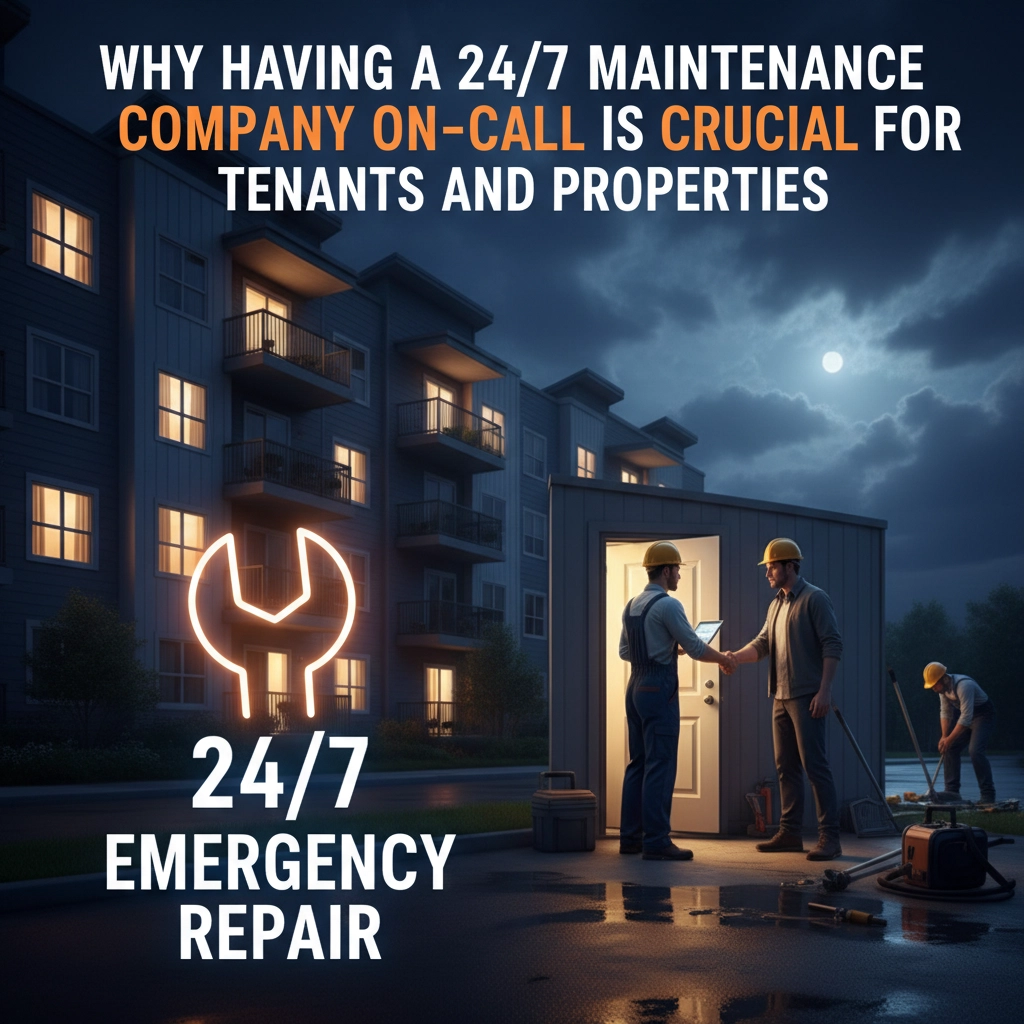 Why Having a 24/7 Maintenance Company On-Call Is Crucial for Tenants and Properties