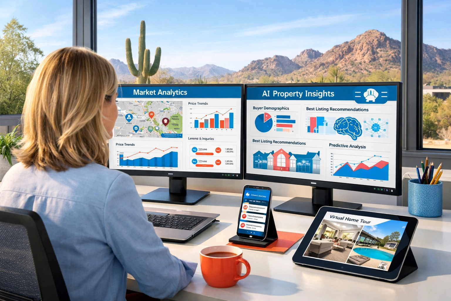 Certified AI Agent realtor using marketing technology and analytics for Phoenix home sales