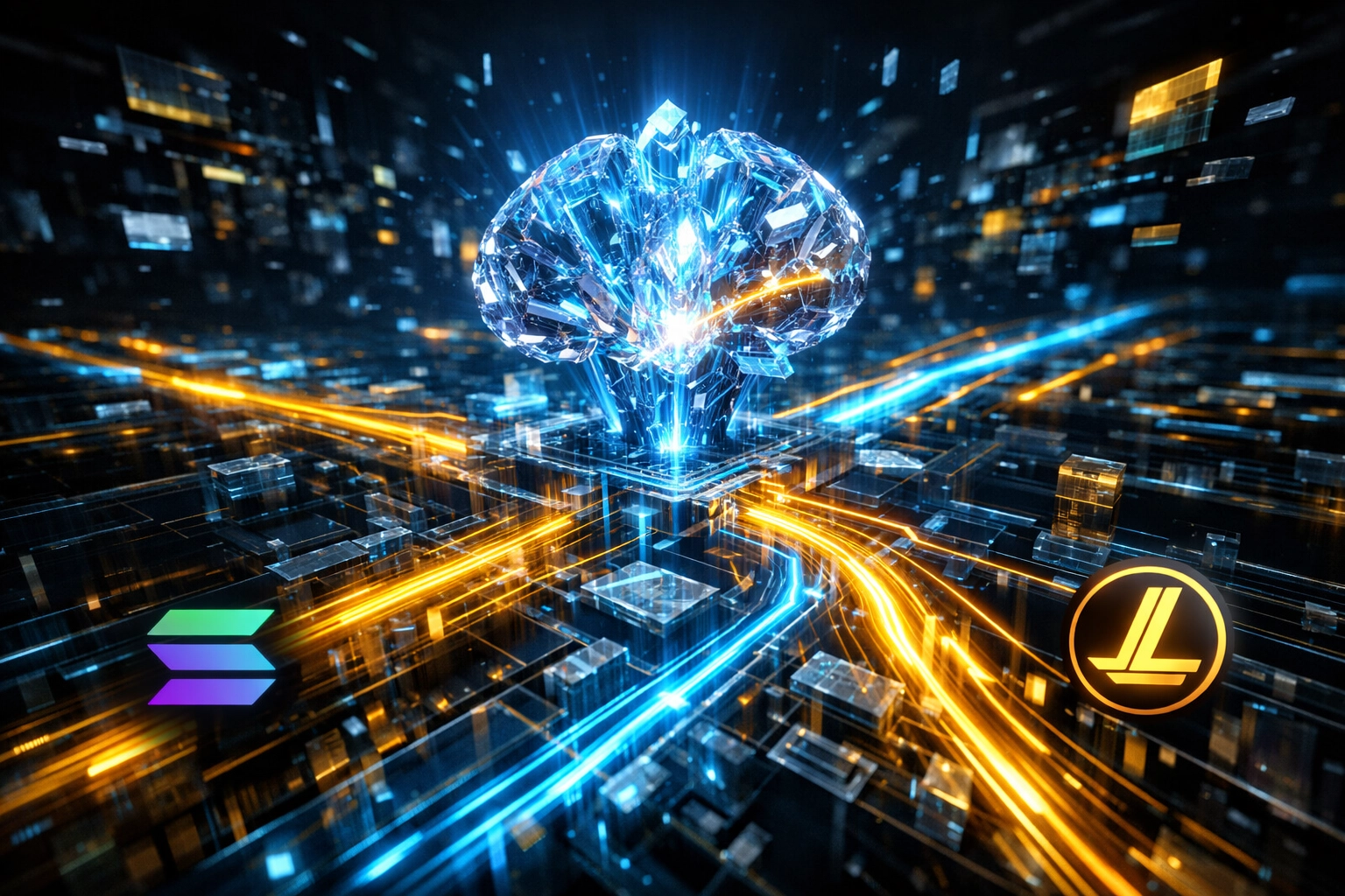 Larecoin AI payment routing network optimizing digital transactions for lower crypto merchant fees.