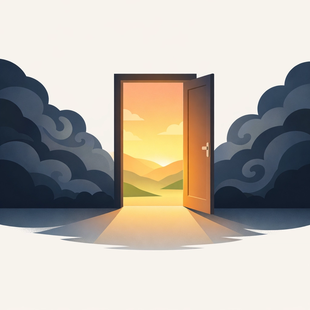 Finding peace beyond anxiety - doorway from darkness to hope through faith in Christ