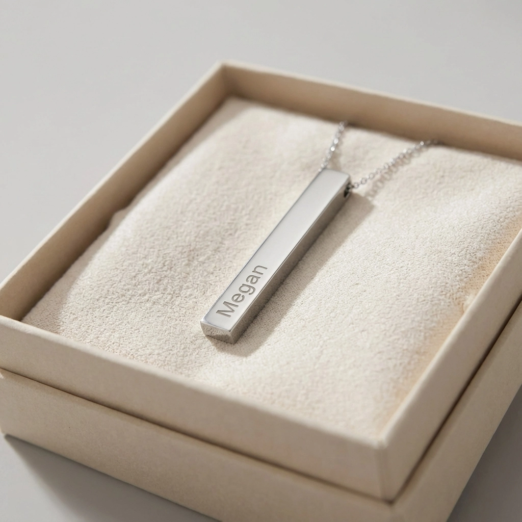 Megan necklace in gift box