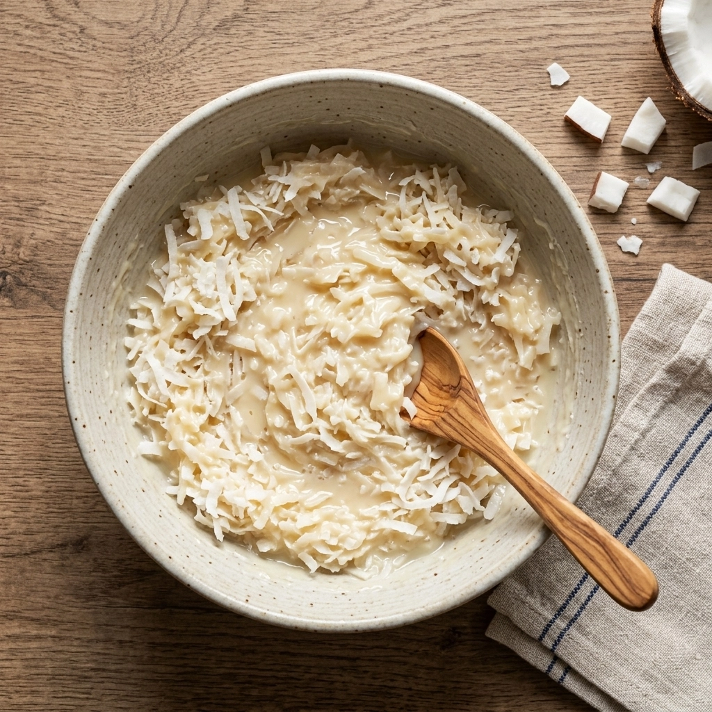 Mixing the ingredients