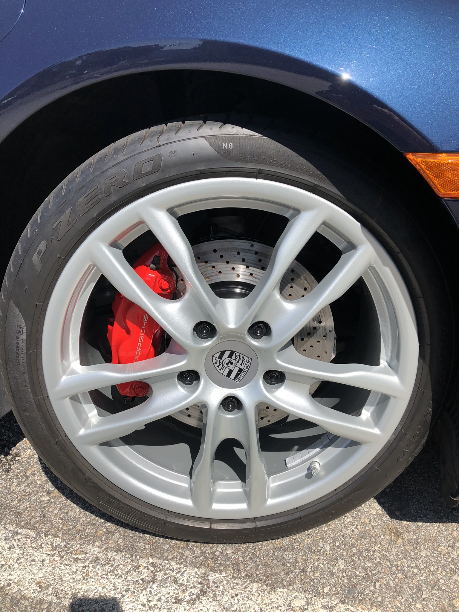 Red Porsche Hero Shot