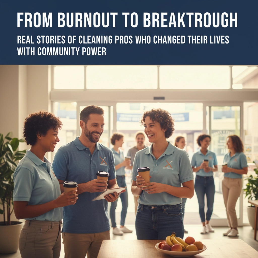 From Burnout to Breakthrough: Real Stories of Cleaning Pros Who Changed Their Lives with Community Power