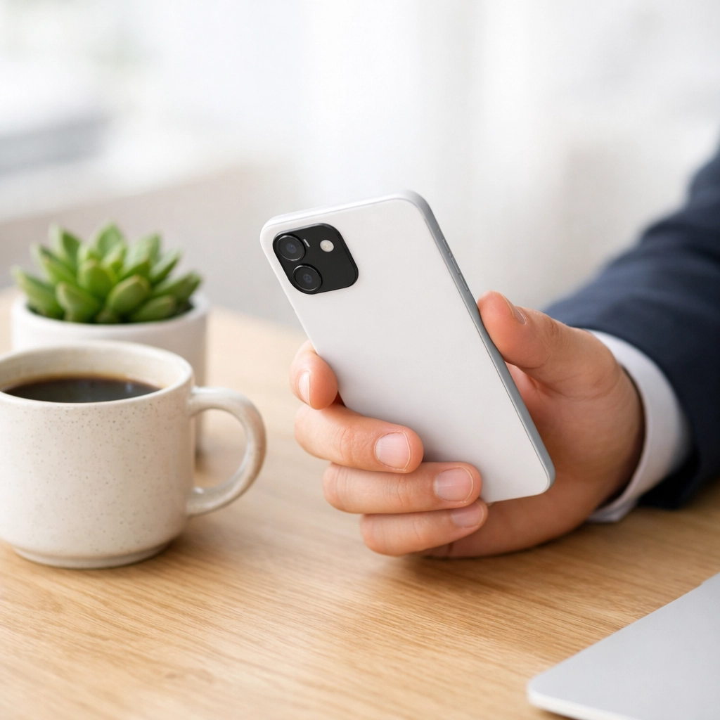 Managing business cash flow and accounts receivable on a smartphone for better runway control.