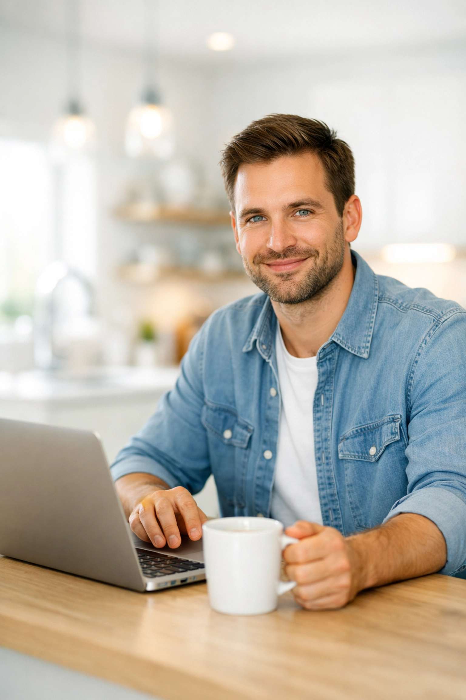 Man applying online with income verification for instant approval bad credit loan in Canada