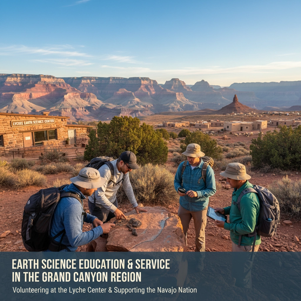 Earth Science Education and Service in the Grand Canyon Region: Volunteering at the Lychee Center and Supporting the Navajo Nation