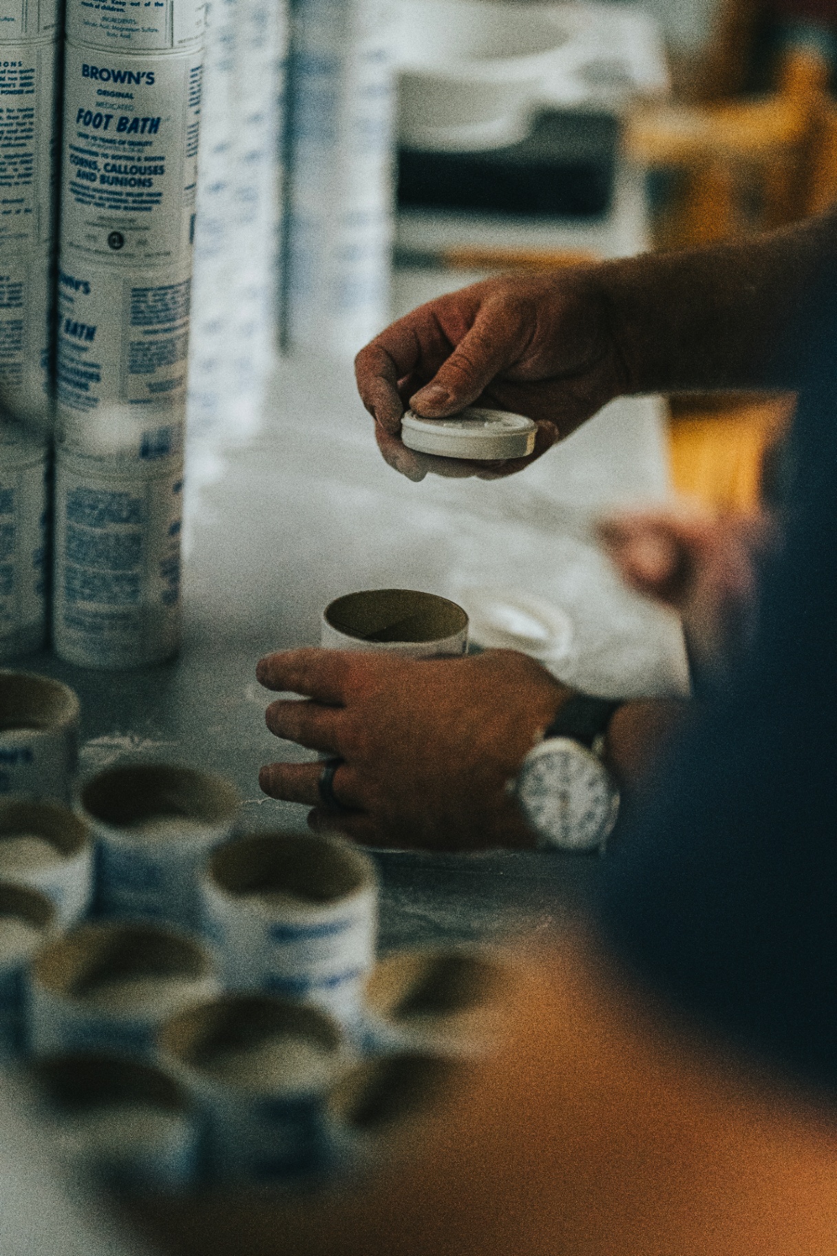 Brown's Original Medicated Foot Bath Production